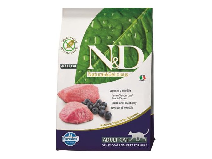 N&D PRIME Cat GF Lamb & Blueberry Adult 300 g