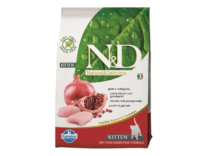 N&D PRIME Cat GF Chicken & Pomegranate Kitten 300 g