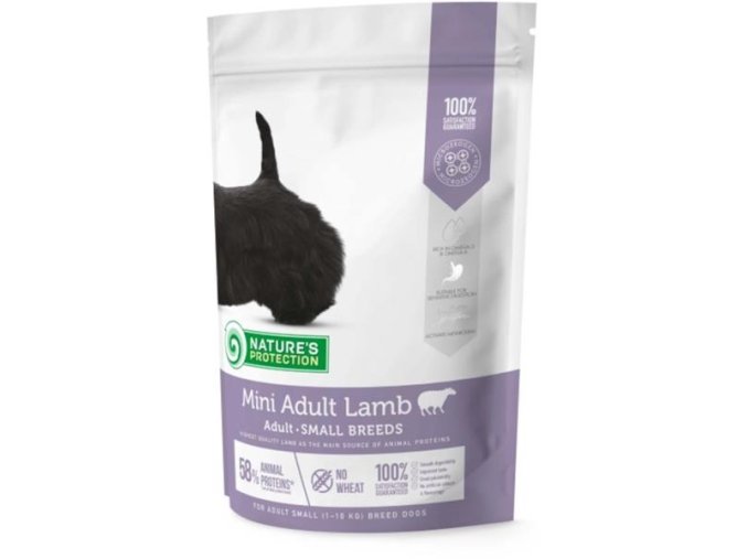 Nature's Protection Dog Dry Adult Mini Lamb 500 g