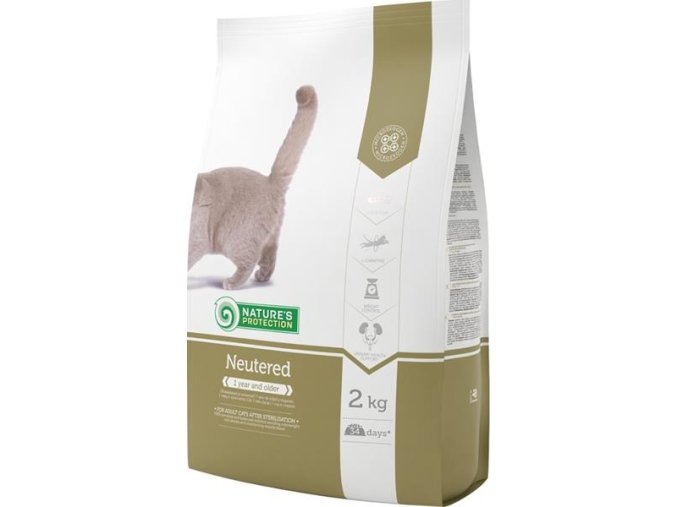 Nature's Protection Cat Dry Neutered 2 kg