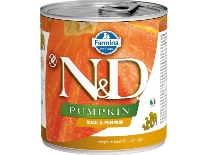 N&D PUMPKIN Dog konzerva Quail & Pumpkin 285 g