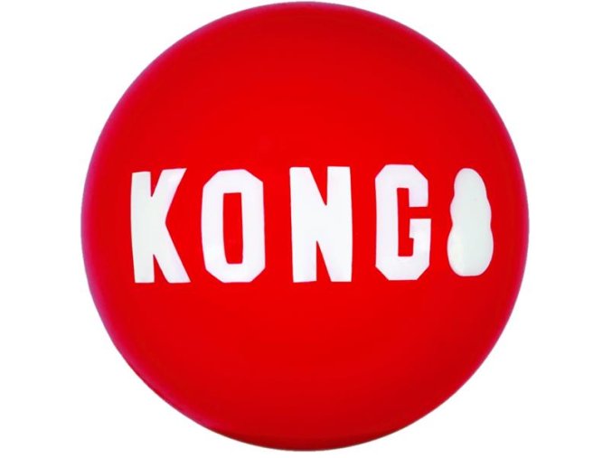 Hračka guma KONG Signature Balls (vel. M) 2 ks