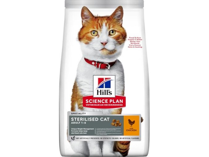 Hill's Science Plan Feline Adult Sterilised Chicken 10 kg