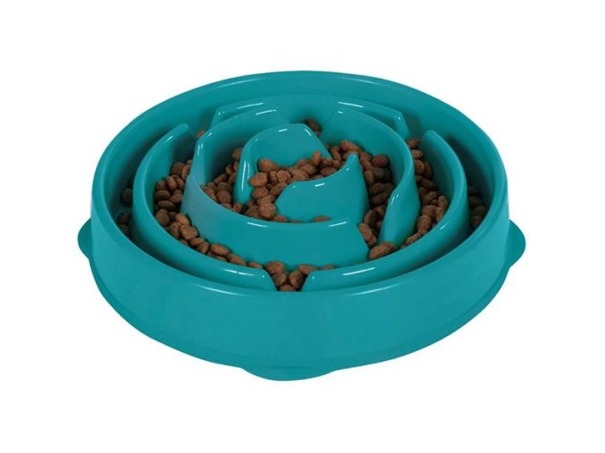 Miska plast interaktivní Fun Feeder tyrkysová large