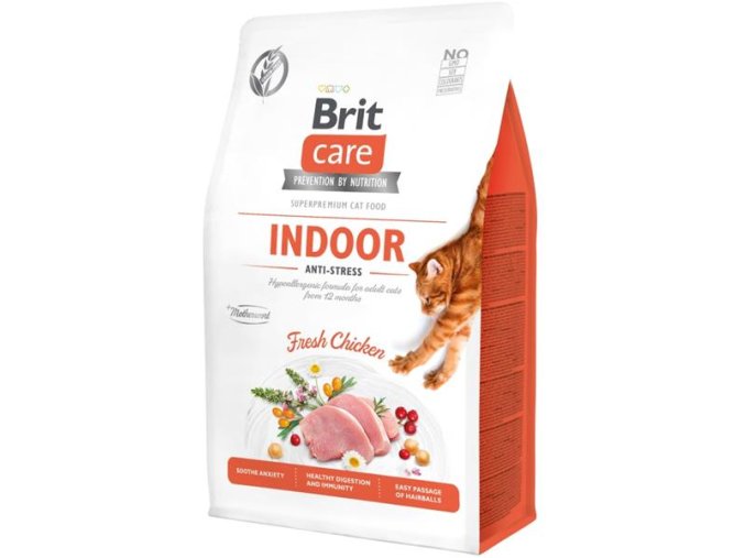 Brit Care Cat Grain-Free Indoor Anti-stress 0,4 kg