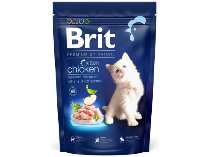 Brit Premium by Nature Cat Kitten Chicken 1,5 kg