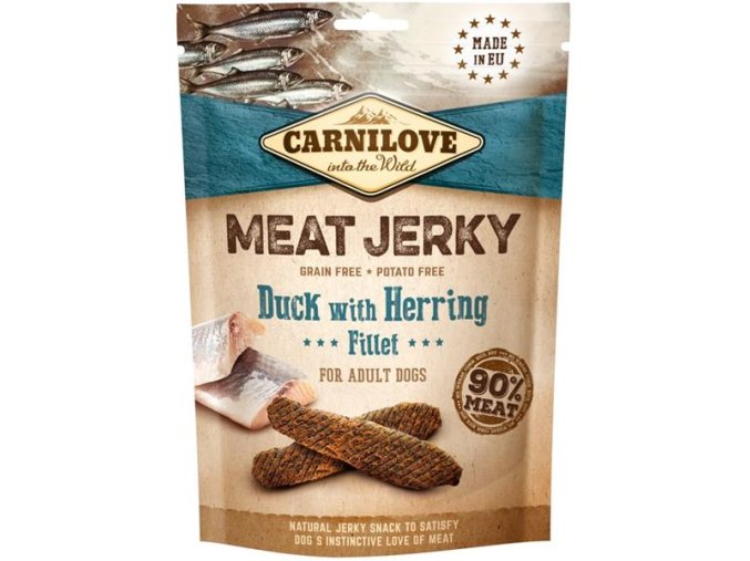 Carnilove Dog Jerky Duck & Herring Fillet 100 g