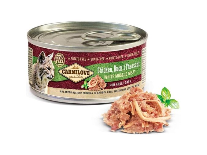 Carnilove Cat WMM konzerva Chicken Duck & Pheasant 100 g