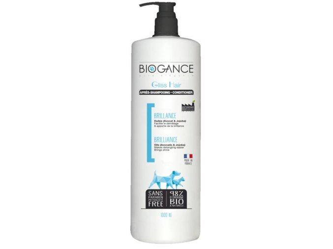 Biogance kondicionér Gliss hair - pro jemnou srst 1l
