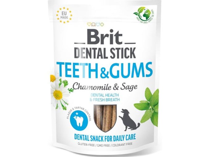 Brit Dog Dental Stick Teeth & Gums with Chamomile & Sage 251 g