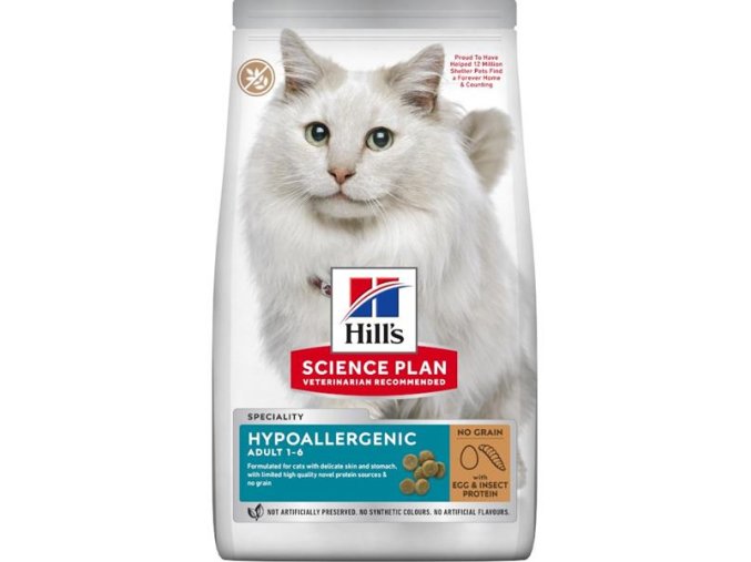 Hill's Science Plan Feline Adult Hypoallergenic Insect & Egg 1,5 kg
