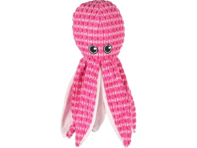 Hračka plyš chobotnice růžová 16 cm Flamingo