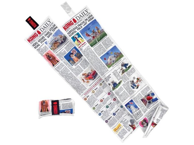 Hračka plyš KONG Daily Newspaper XL