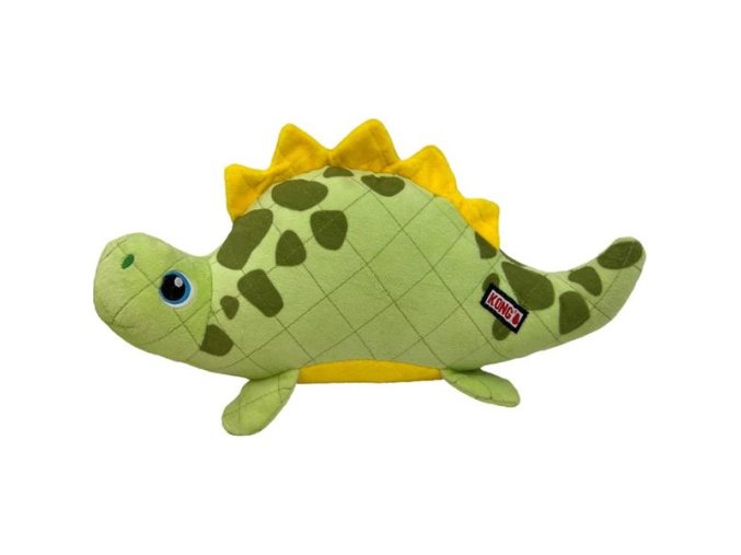 Hračka plyš KONG Dynos Roars Green M/L