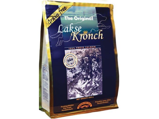 Kronch Dog Treat 100% losos 600 g