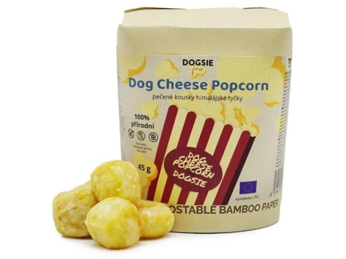 Dogsie Cheese Popcorn Box 45 g