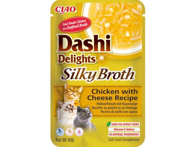 Inaba Dashi Delights Silky Broth kapsička kuře a sýr 40 g