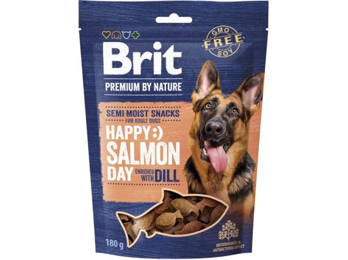 Brit Premium by Nature Dog Semi Snack Salmon&Dill 180g