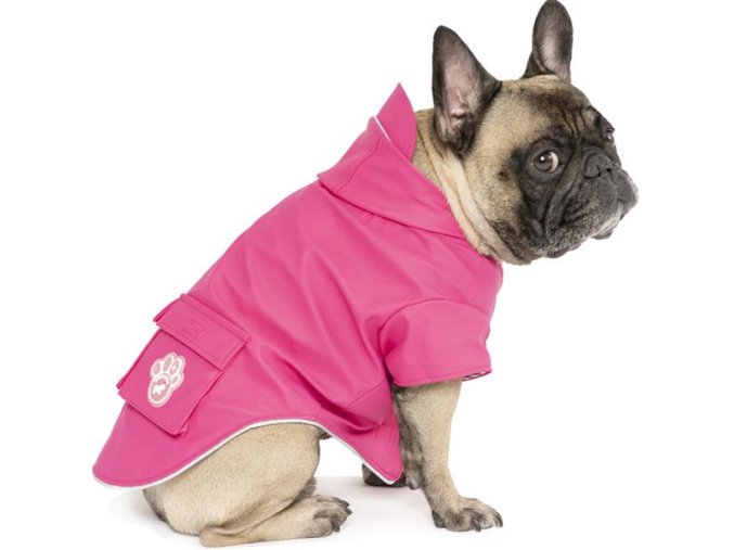 Obleček pláštěnka Canada Pooch růžová 10