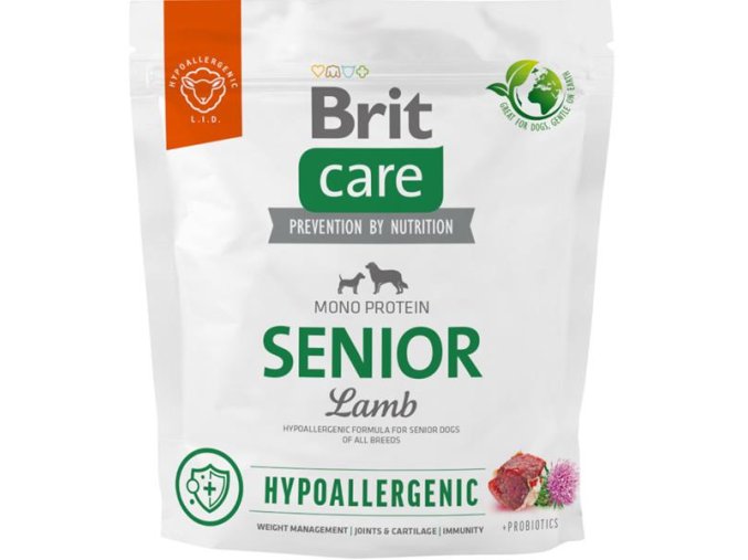 Brit Care Dog Hypoallergenic Senior Lamb 1 kg