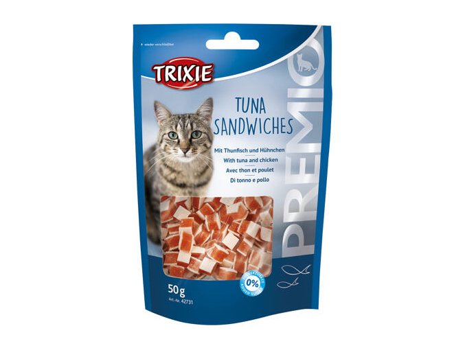 PREMIO Tuna Sandwiches 50 g - s tuňákem a kuřecím masem