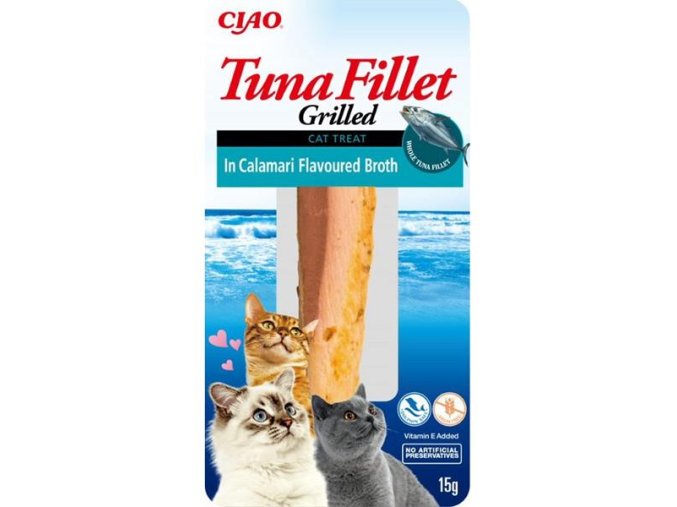 Inaba Tuna Fillet v kalamárovém vývaru 15 g