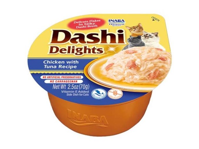Inaba Dashi Delights kuře s tuňákem 70 g