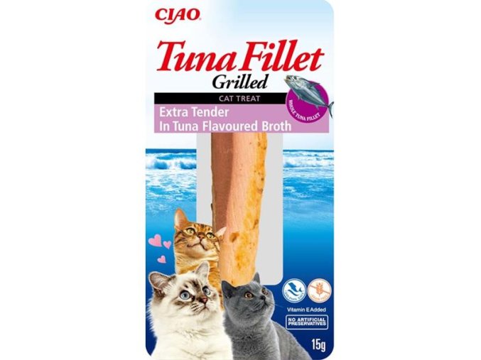 Inaba Tuna Fillet extra křehký v tuňákovém vývaru 15 g