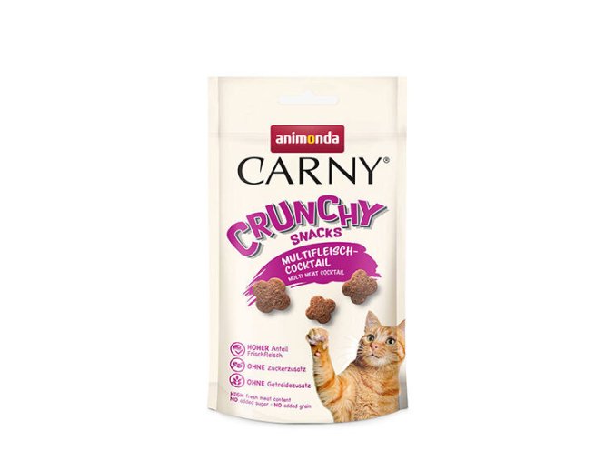 ANIMONDA Carny Crunchy Snacks - masový koktejl 50 g