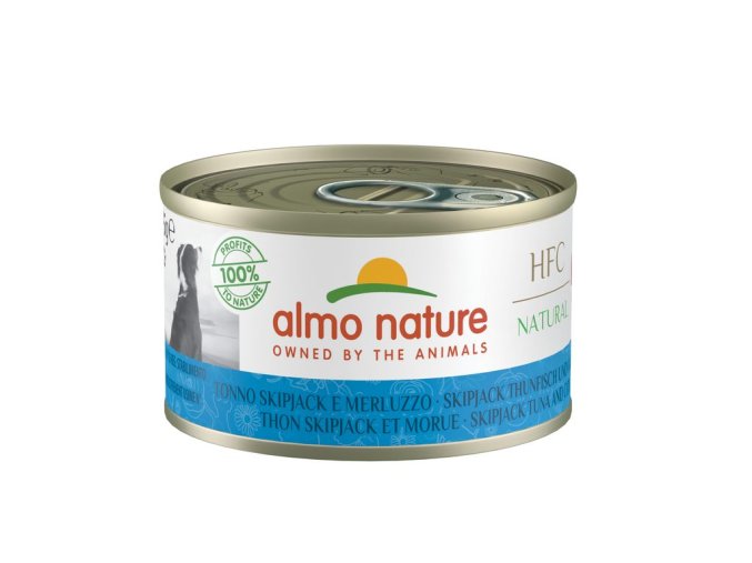 Almo Nature HFC DOG - Tuňák a treska 95g