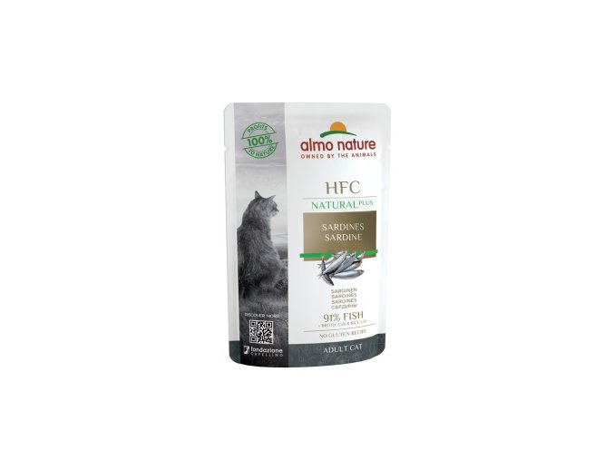 Almo Nature HFC Natural Plus - Sardinky 55g