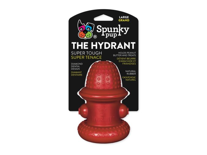 Hydrant ze 100% přírodní gumy Spunky Pup 13 cm