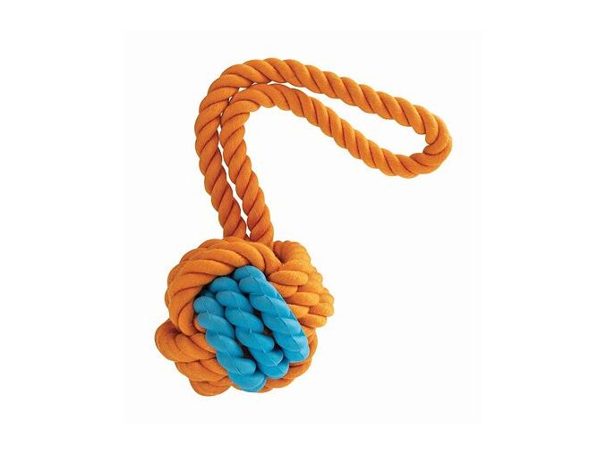 Kombinovaný Monty míč přírodní guma a bavlna s poutkem 8,5/29cm HipHop