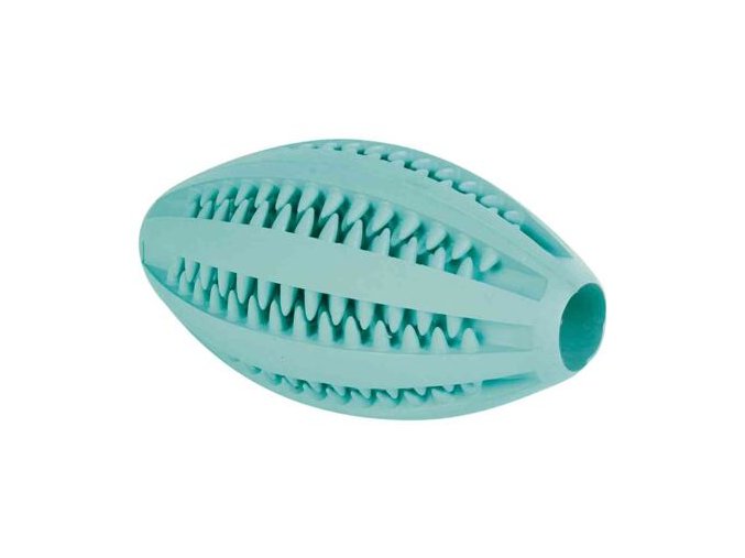 DENTAfun RUGBY míč s mátou 11cm TRIXIE