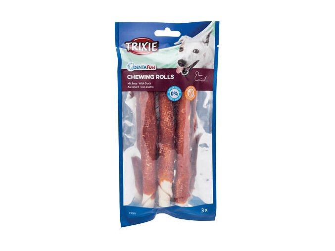 DENTAfun-tyčinka svázaná kachním masem 3ks, 17cm (140 g)