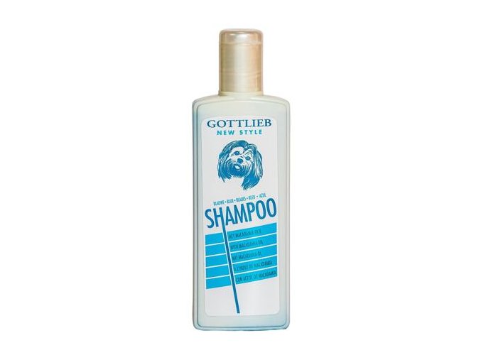 Gottlieb Blue šampon pro psy 300 ml - vybělující s makadamovým olejem