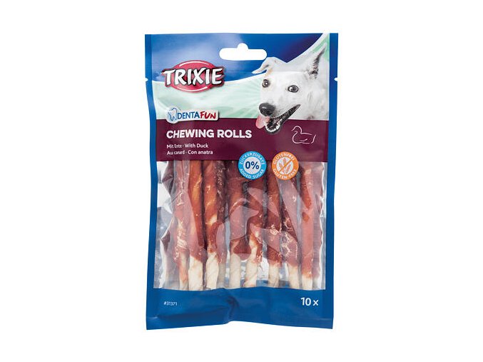 DENTAfun-tyčinka svázaná kachním masem 10ks, 12cm (80 g)