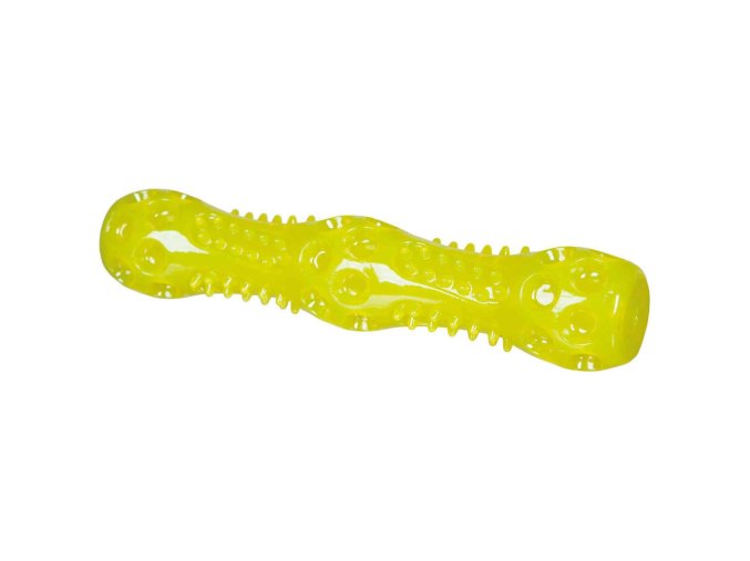 Házecí tyč se zvukem, termoplastická guma (TPR) robustní (Velikost házecí tyče 28 cm, barva limetková)