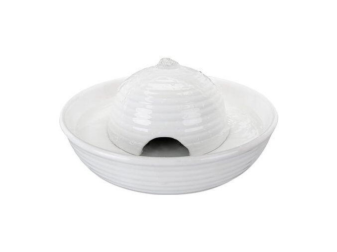 Pítko fontána VITAL FLOW MINI, keramická 0,8 l bílá