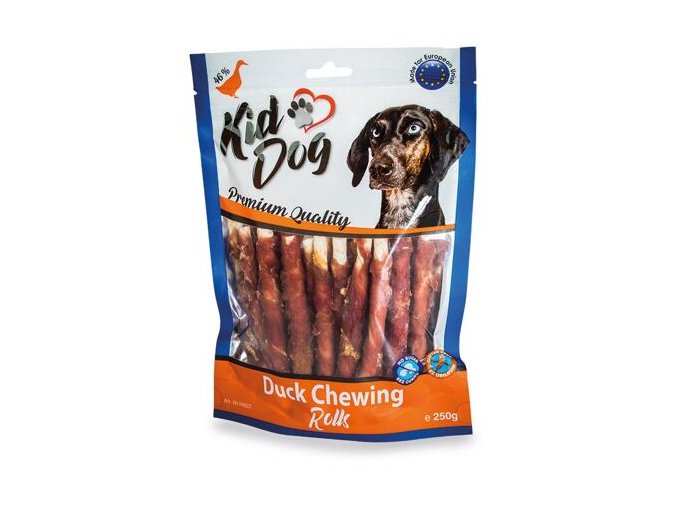 KIDDOG kachní masíčko na buvolí tyčince - 8 mm/12 cm 250 g