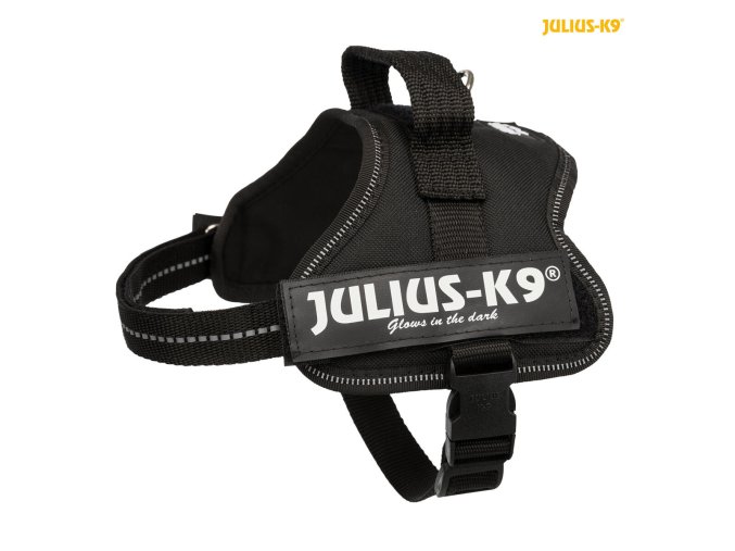 Julius-K9 silový postroj Mini-Mini/XS 40-53 cm/22 mm - černá