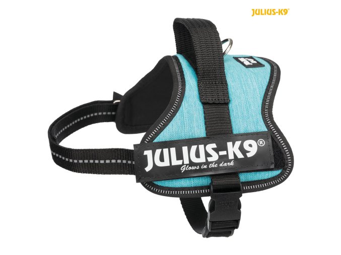 Julius-K9 silový postroj Mini-Mini/XS 40-53 cm/22 mm, oceán