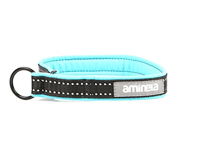Aminela obojek polostahovací Sport & City 25mm/60cm + 5cm, tyrkysová
