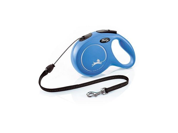 Flexi New Classic S šňůra 8 m, max. 12kg, - modrá