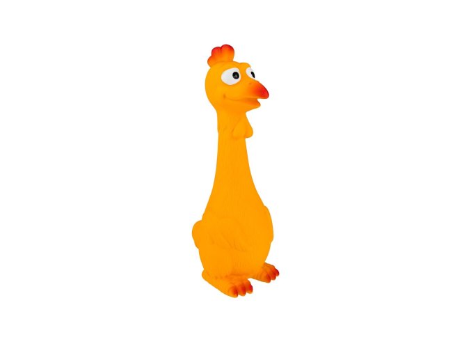 Kuřátko sedící 21 cm, se zvukem, latex, HipHop
