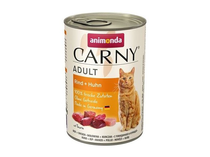 ANIMONDA konzerva CARNY Adult - hovězí, kuřecí 400g