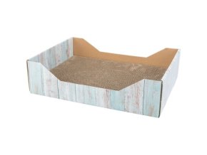 Škrabací pelech s catnipem, 45 x 12 x 33 cm, karton