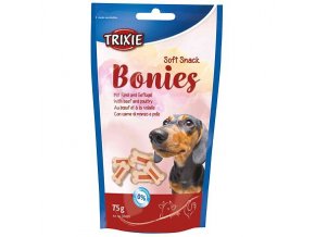 Soft Snack BONIES Light - měkké kostičky hovězí/krůta 75g
