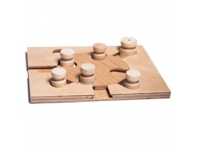 Dřevěný hlavolam Playground - Modul 3C