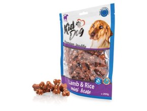 KIDDOG jehněčí maso s rýží MINI kostičky 250 g